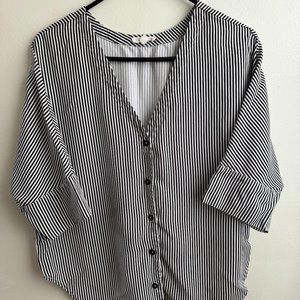 Vetta Striped Button Down